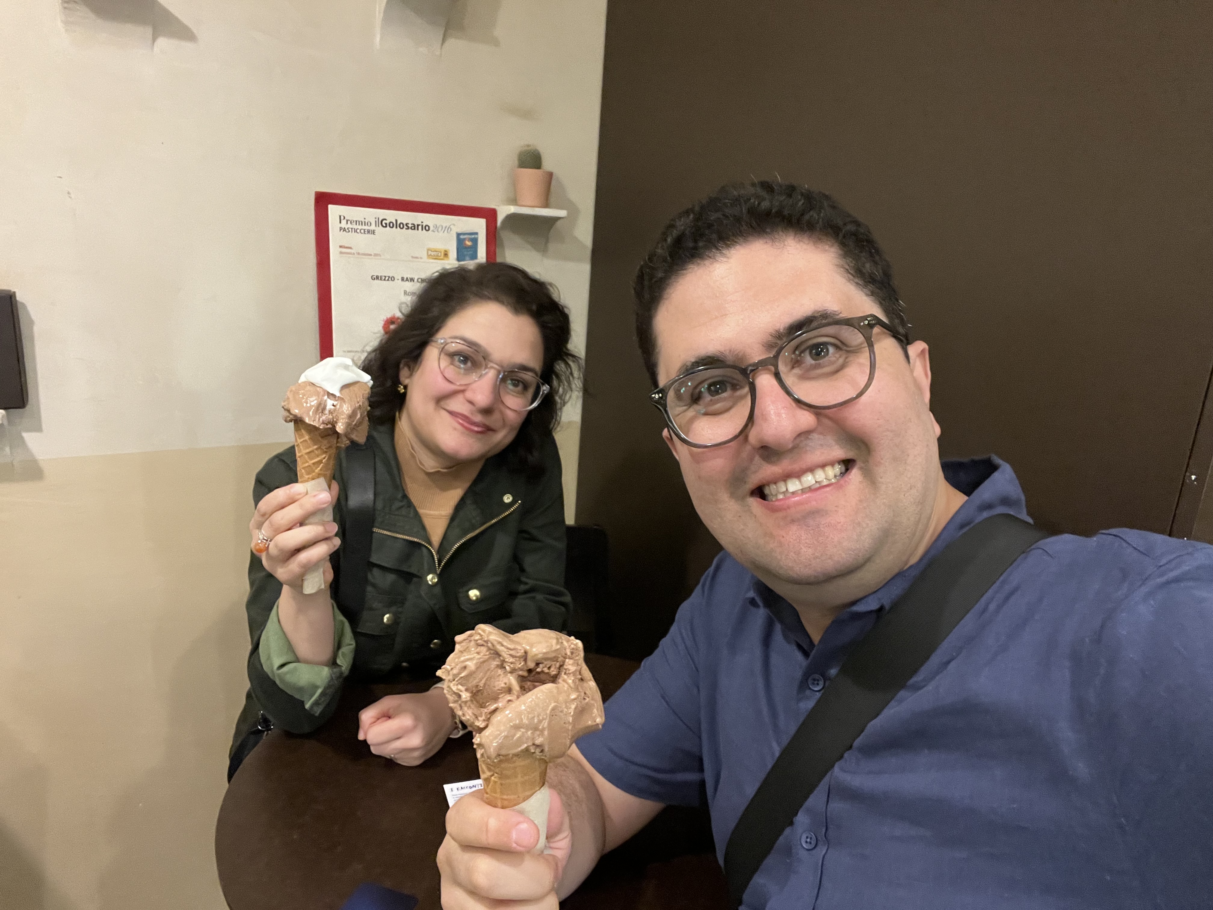 Bahareh and Saeed dining out