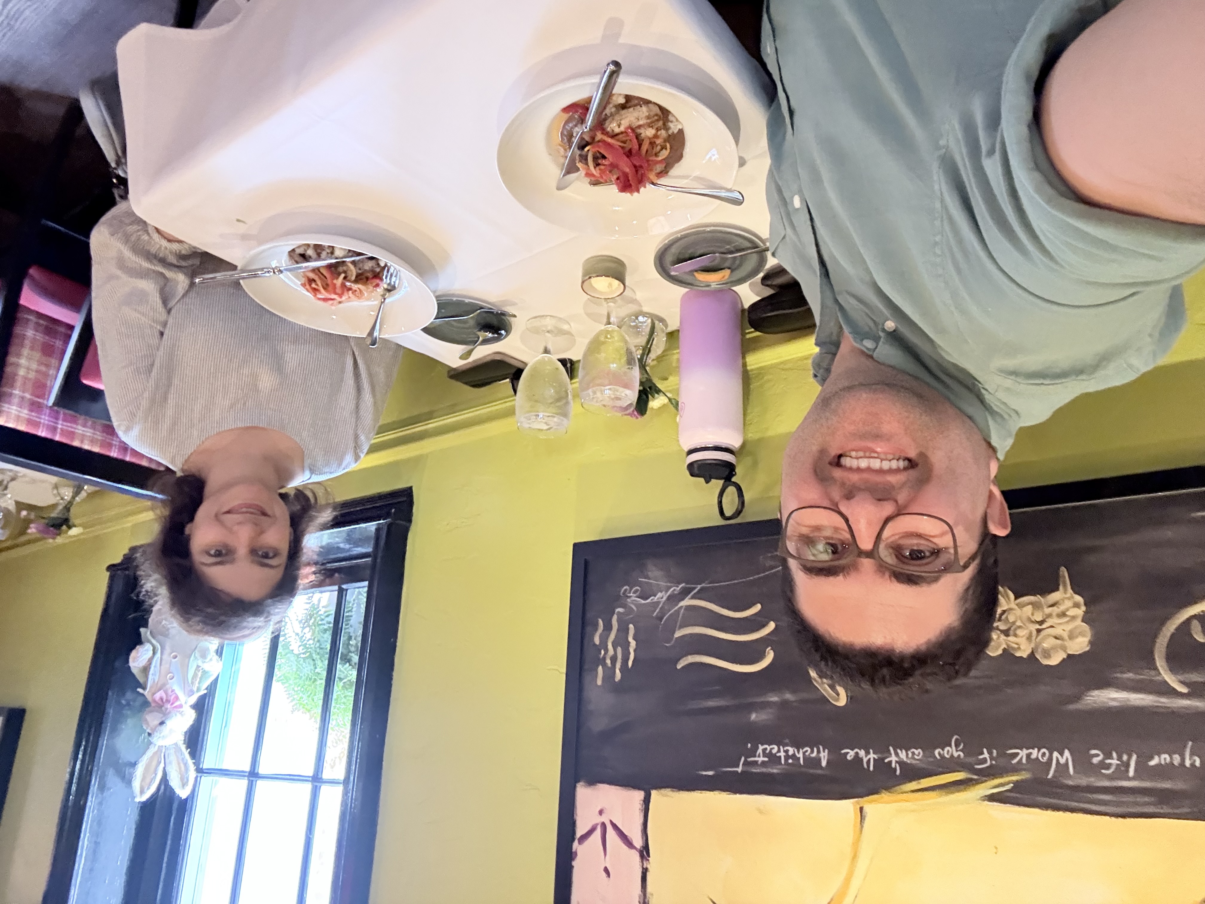 Bahareh and Saeed dining out