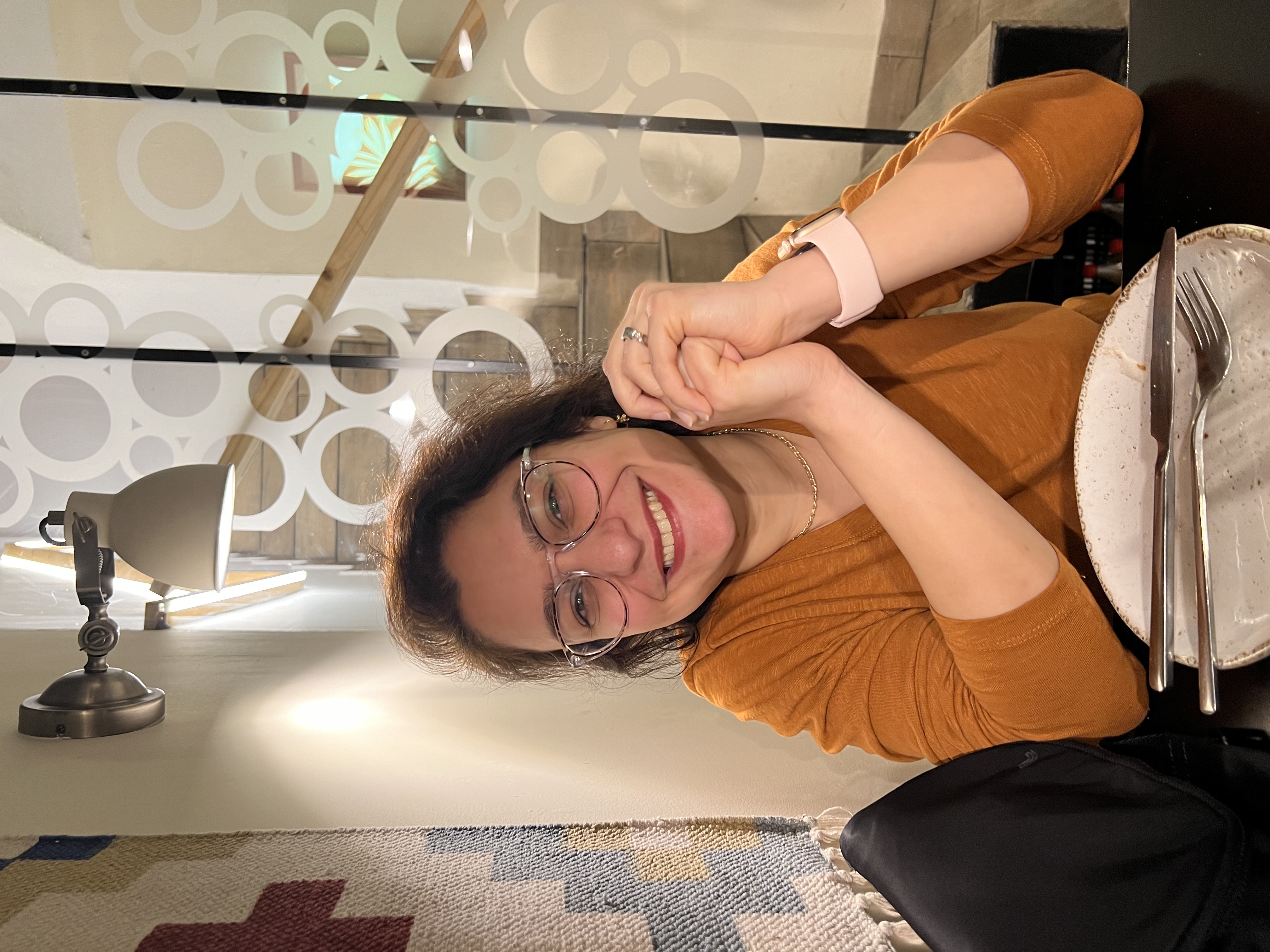 Happy moment dining out gluten-free