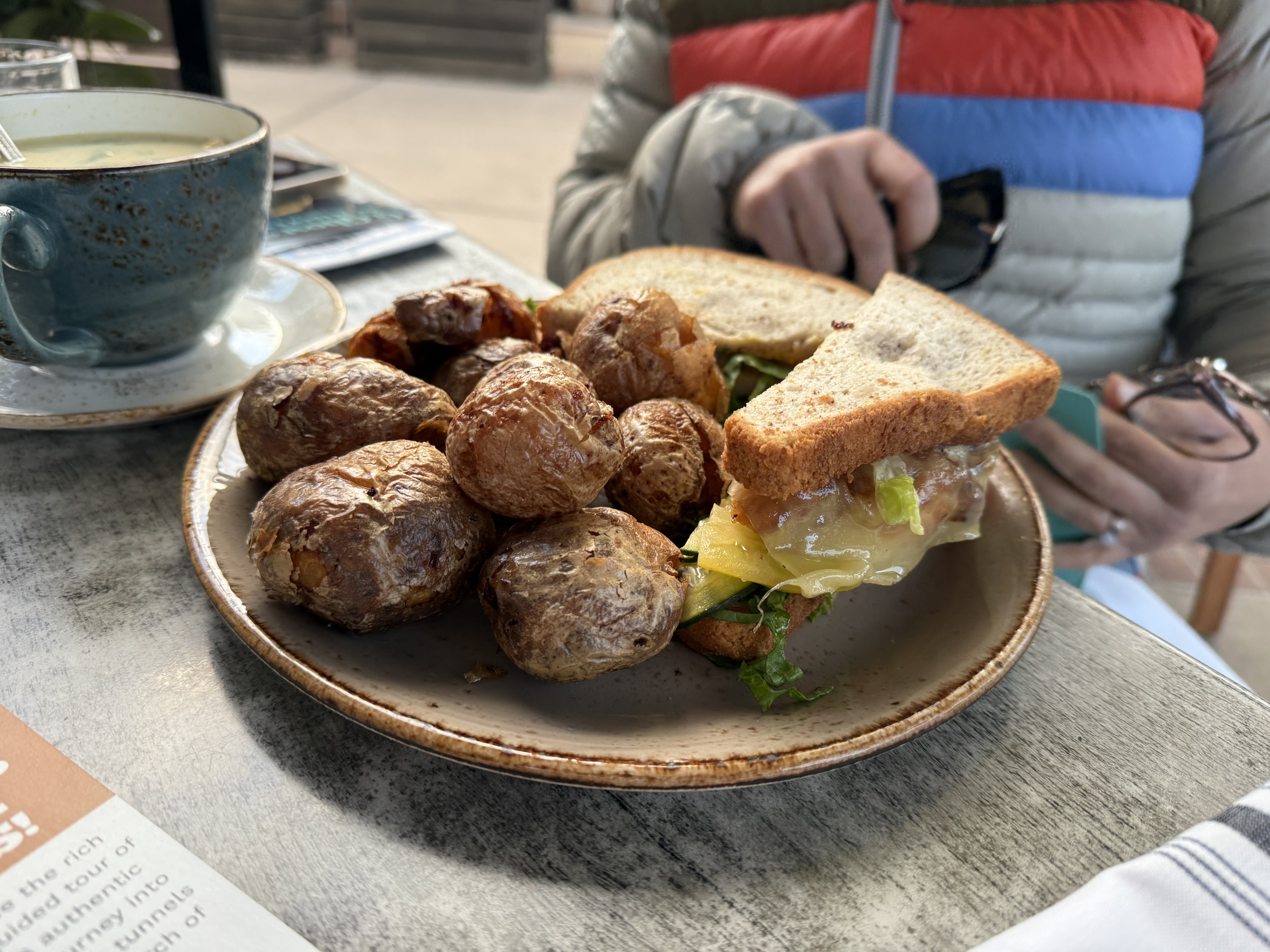 Gluten-free meal while traveling