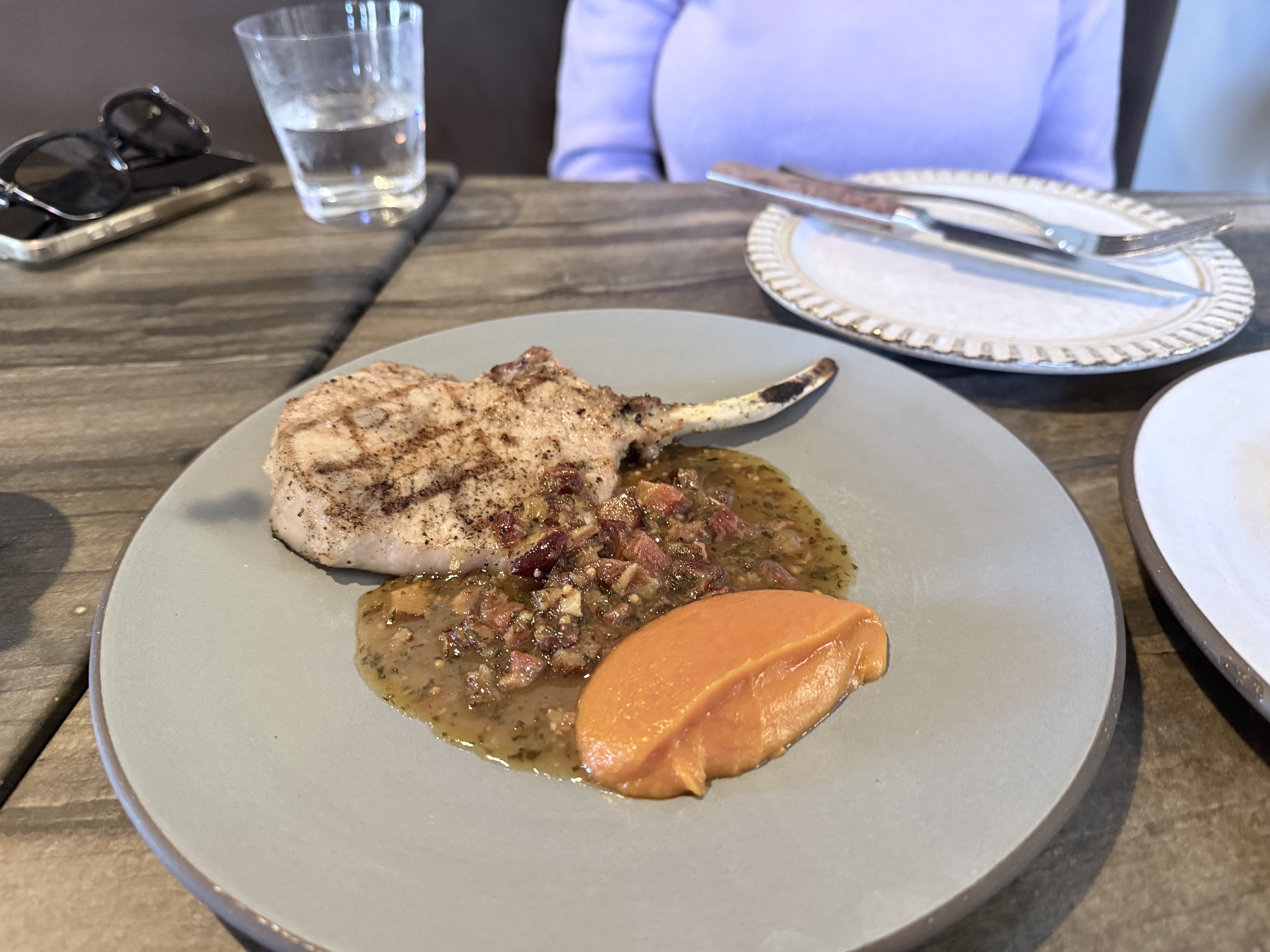 Gluten-free meal while traveling