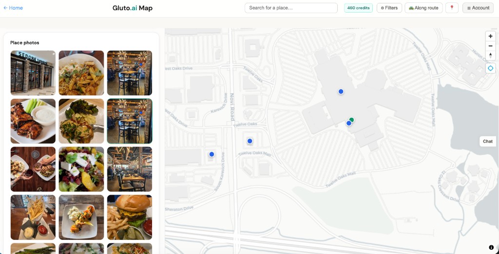Gluto place photos masonry with Sedona storefront interior seating gluten free burger truffle fries crab cakes pasta thumbnails
